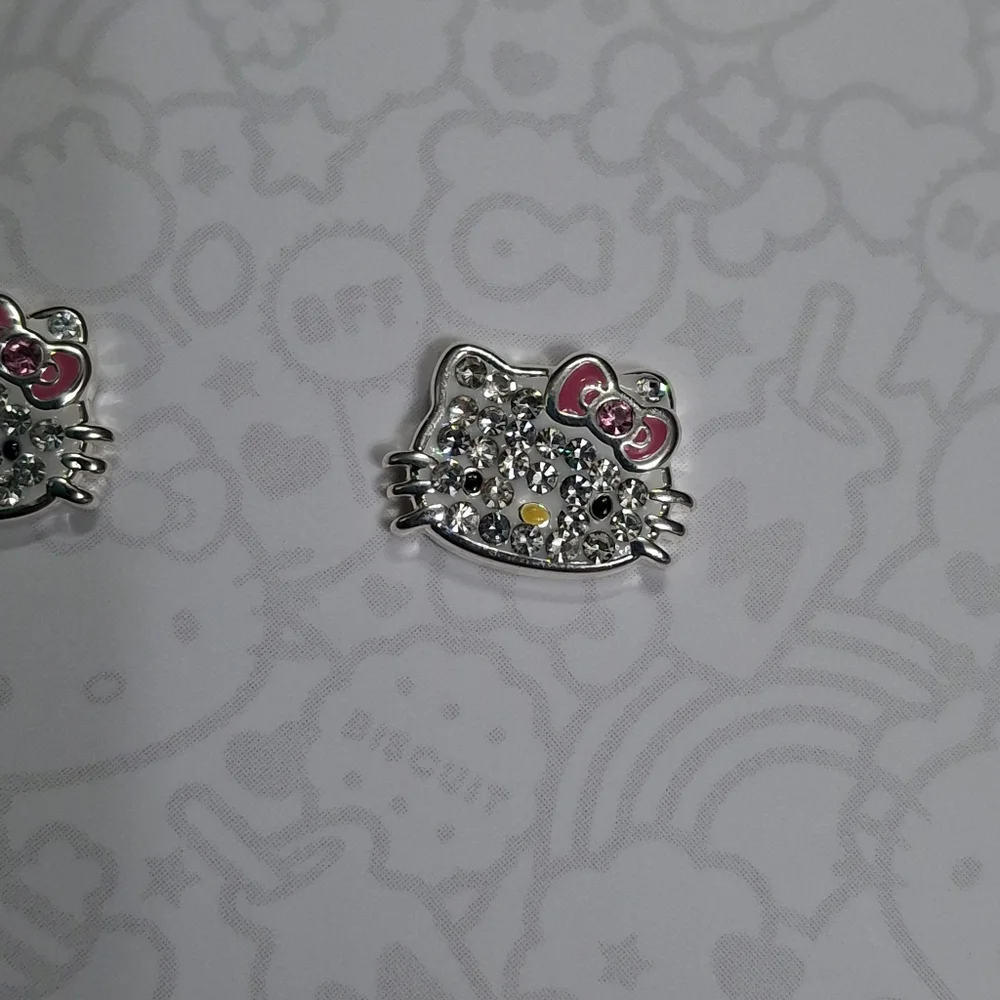 Hello Kitty Rhinestone Earrings